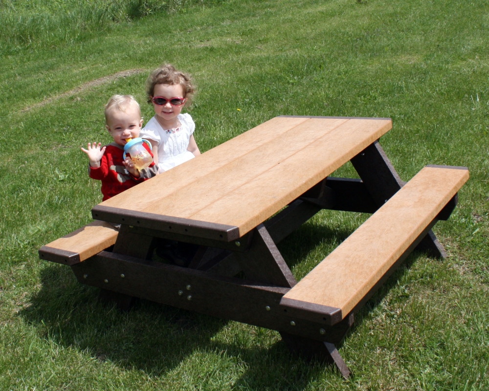 Children’s A-Frame Table - Cedar & Black
